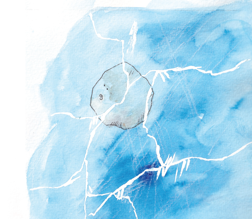 En helt vanlig stein - på en helt uvanlig reise